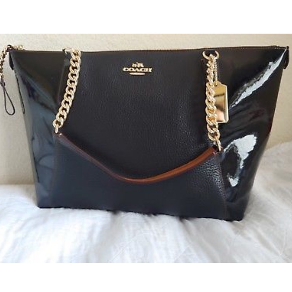 NWT Coach Ava Chain Tote Bag #F55443